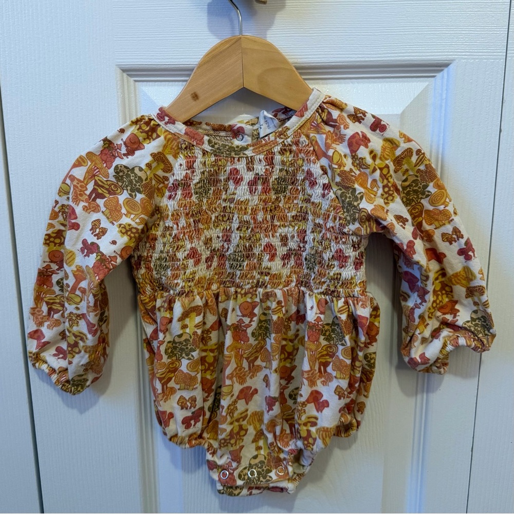 Kate Quinn Fungi Smocked Bubble 18-24m